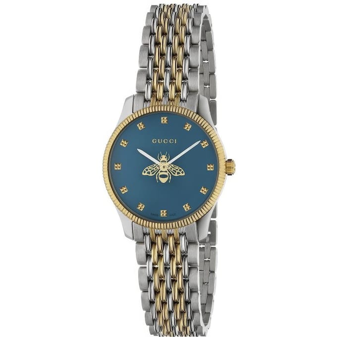 Gucci YA1265029 G-Timeless Two-Tone dameshorloge