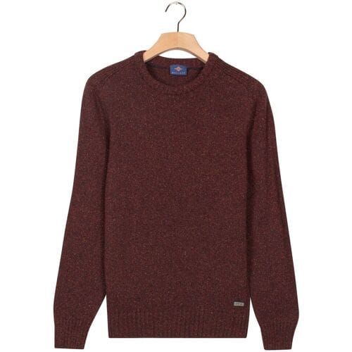Baileys Trui Crew Neck Pullover Multicolor Single Knit Dark Mauve / male