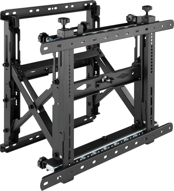 Vision - mounting kit - for LCD display - black - Max 70 kg - recommended for 45"-86"