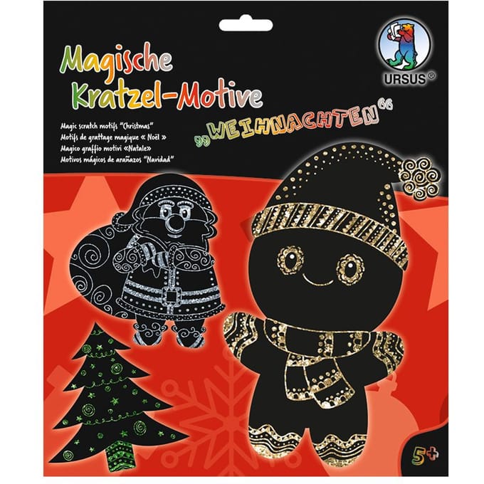 Magische krasmotieven "Kerstmis"