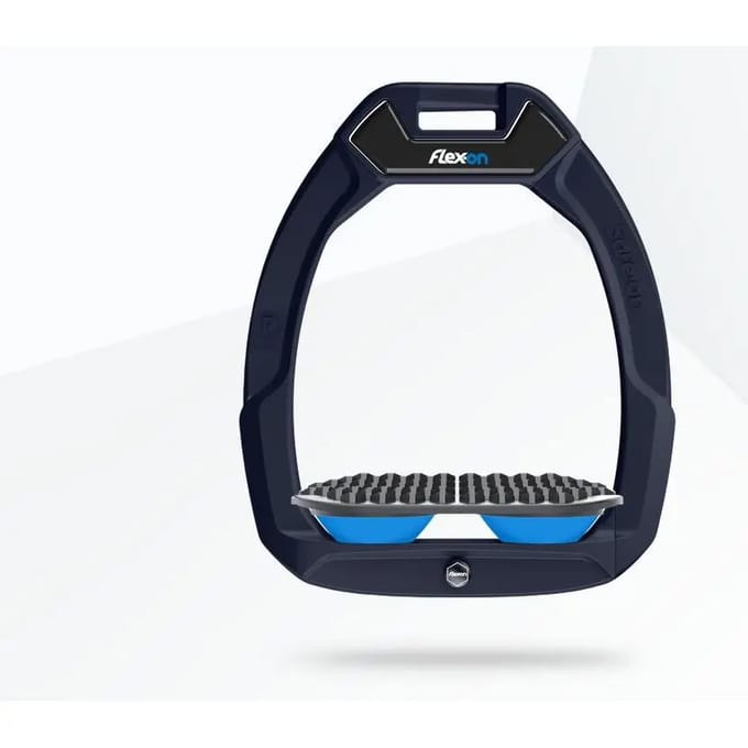 Veiligheidsbeugels voor endurance paardrijden Bruin/Grijs/Blauw Flex-On Safe-On