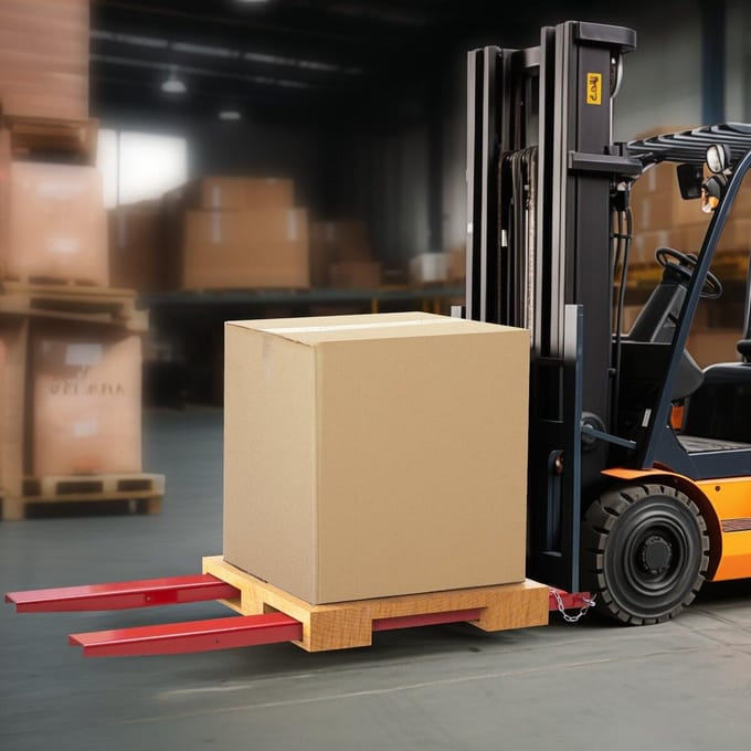 Palletvorkverlengstukken, 72  Lengte 4,5  Breedte, Heavy Duty Koolstofstaal Vorkverlengstukken voor Heftrucks, 1 Paar Heftruckverlengstukken met Pinnen, Heftruck