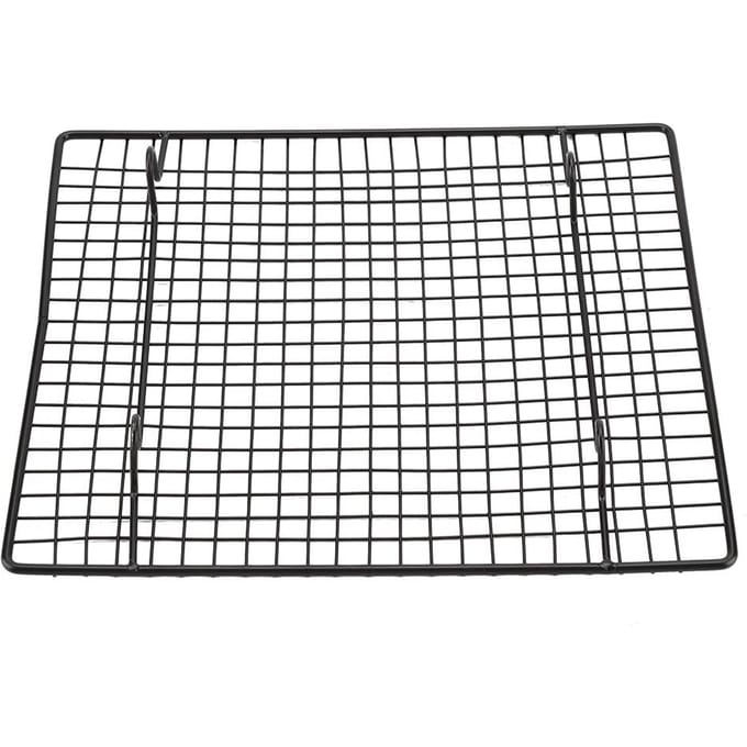 Grille de Refroidissement et de Cuisson en Acier Inoxydable Antiadhésive Plateau de Gril de Cuisson Pour Biscuit Gâteau Pain gray