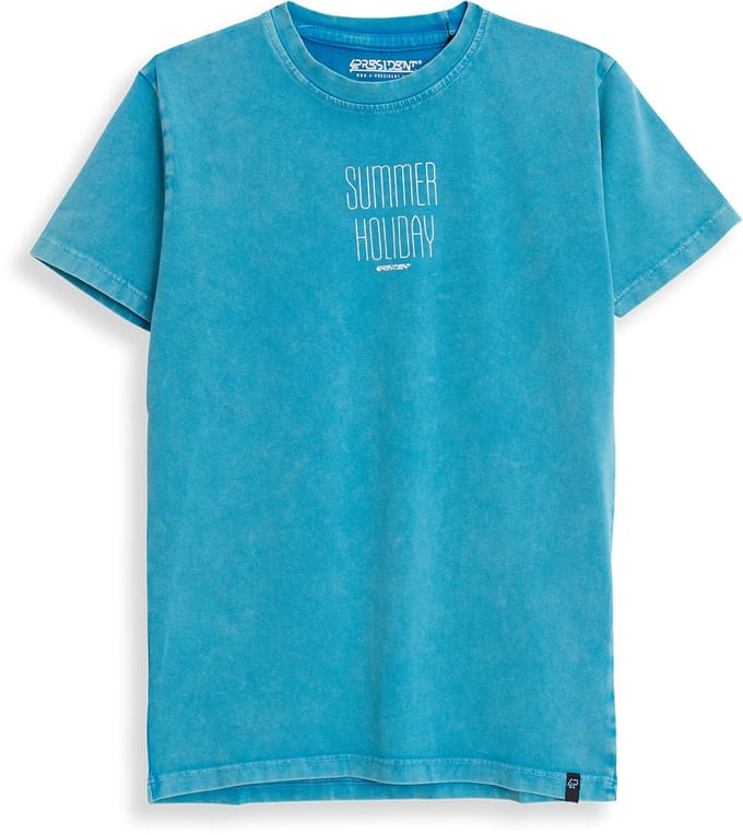 4PRESIDENT T-shirt jongens - Blue aster - Maat 80