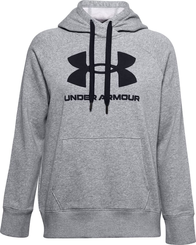 Dames Hoodie Under Armour met logo Rival Fleece