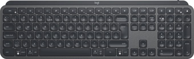 Logitech MX Keys for Business - Toetsenbord - Draadloos - QWERTY ISO - Grijs