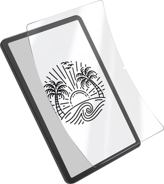 Avizar Beschermende folie Geschikt voor Samsung Galaxy Tab A9 Plus Flexibel renderpapier speciaal ontwerp, Transparant
