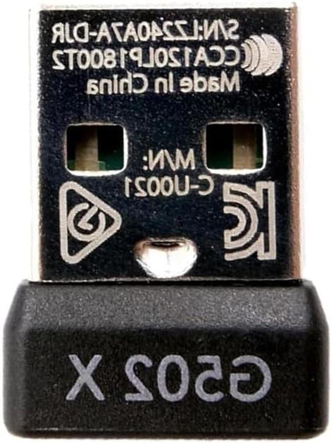 Muis Ontvanger Adapter - USB Dongle Vervanging - Draadloze Connectiviteit - Brede Compatibiliteit - 1 Stuk - Zwart