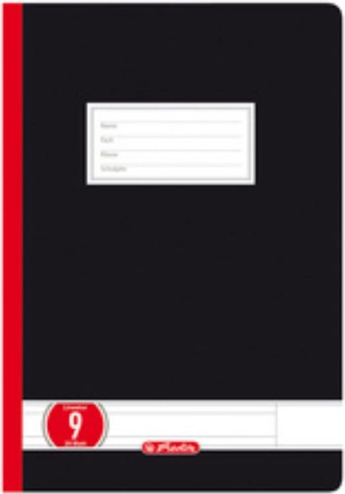 Herlitz leerlingenschrift, A4-formaat, geruit met marge.