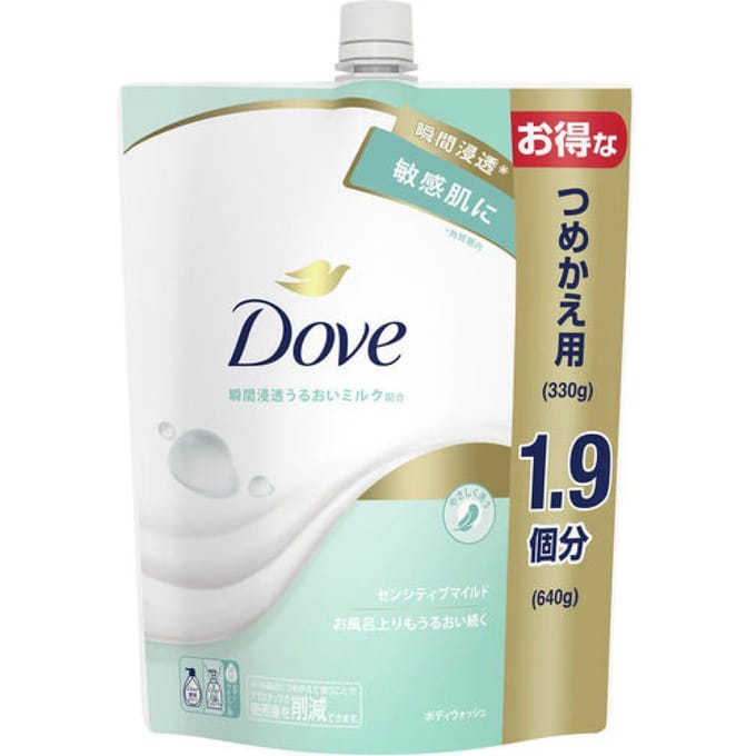 Dove Japan - Moisturizing Body Wash Sensitive Mild - 640g Refill