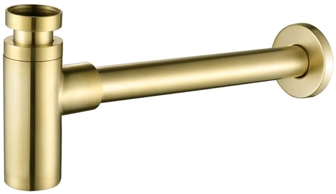 Sifon mat goud 5/4 x 32mm