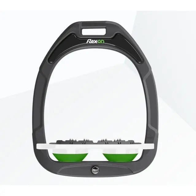 Ultra Grip Platte Beugels Antraciet/Wit/Groen Flex-On Green Composite