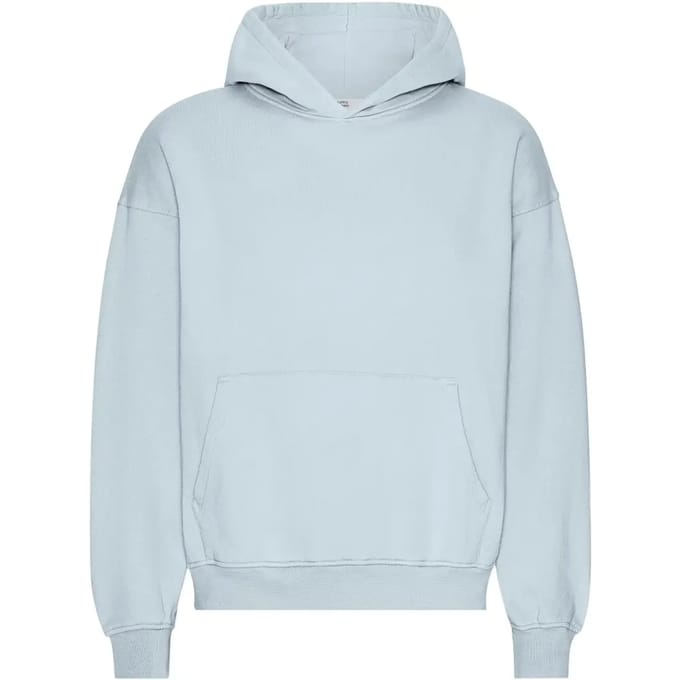 Oversized sweatshirt met capuchon Colorful Standard Organic Powder Blue