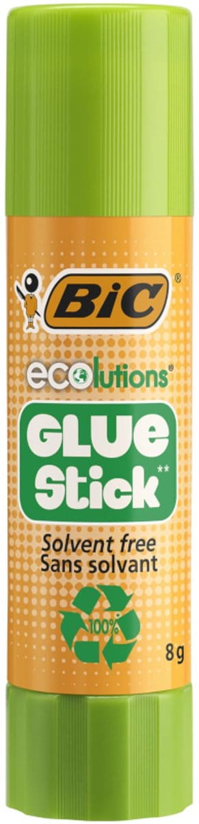30x [Eco] [Lijmstift] - Waterbasis - Niet-Permanent - Biologisch Afbreekbaar - 100% Recycled Huls