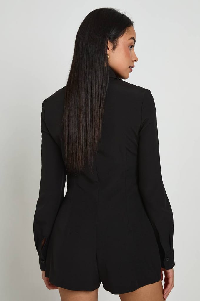 boohoo Dames Getailleerde Minirok | Black | Maat: 12