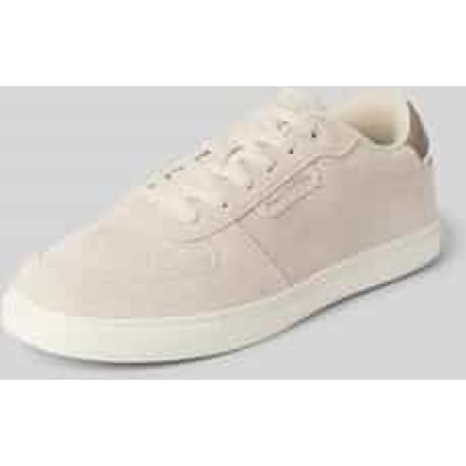 Low top sneakers van puur rundleer Model 'CALLE'