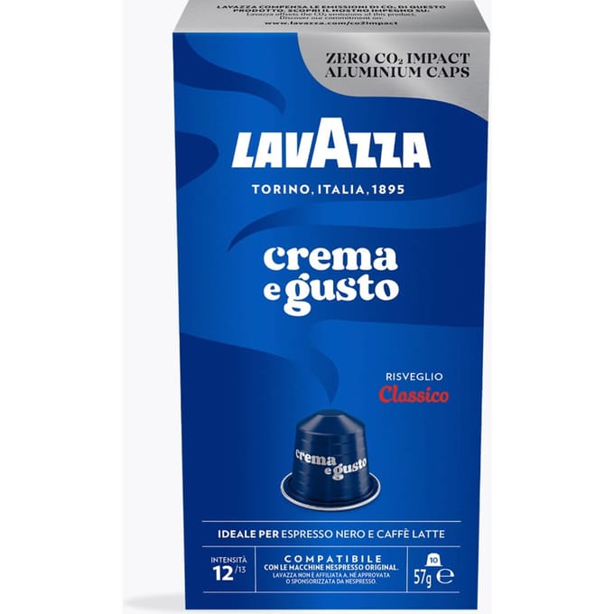 Lavazza Crema e Gusto 10 capsules Nespresso®-compatibel