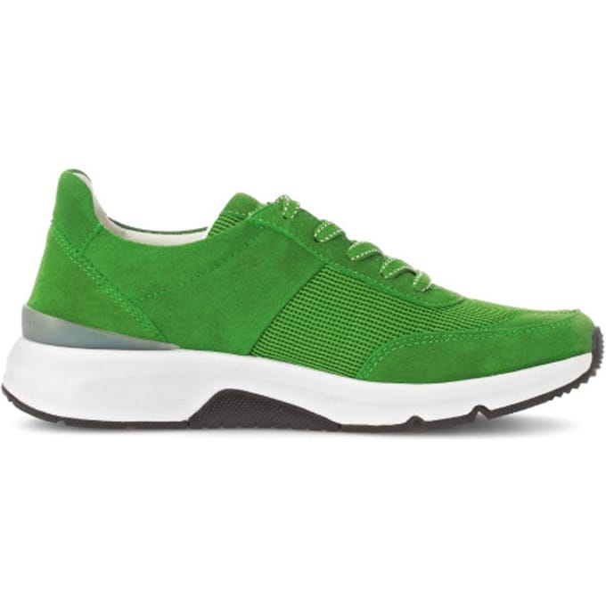 Gabor rollingsoft sensitive 66.897.34 - dames rollende wandelsneaker - Groen - maat 37 (EU) 4 (UK)