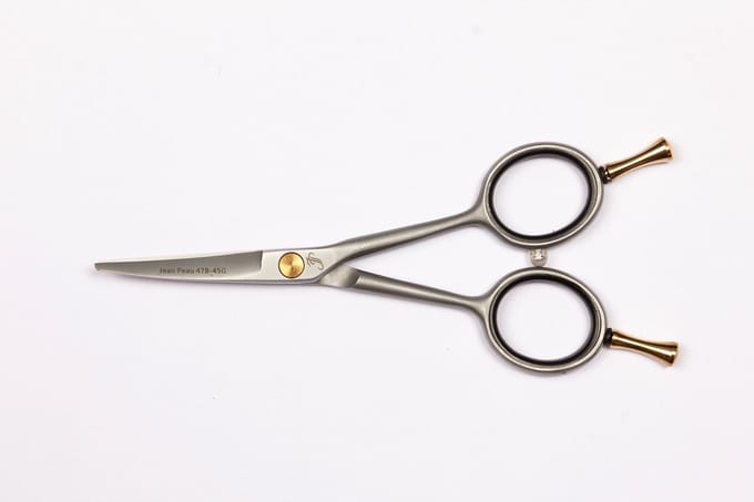 Jean Peau Schaar Gebogen 470-45 G - Hondenvachtschaar - 4.5 inch Gebogen