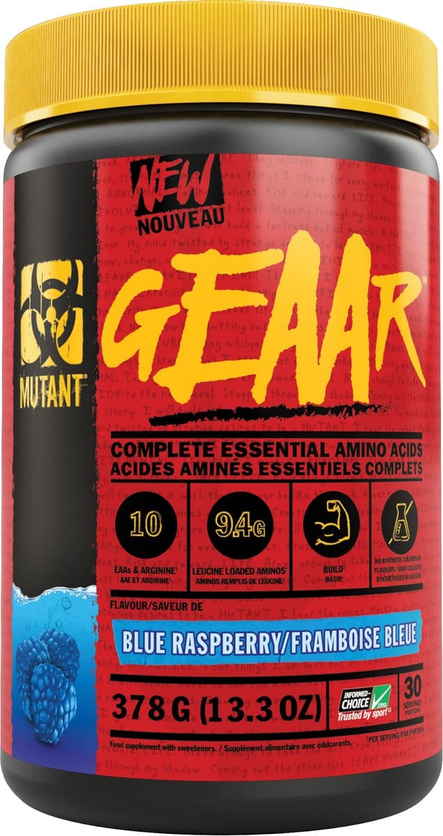 Mutant Mutant Geaar (30 serv) Blue Raspberry - Aminozuren - EAA