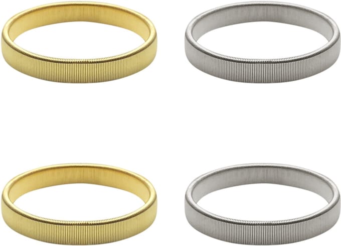 Purepeak Mouwophouders Set 4 Stuks - Goud - Zilver - Dames - Heren - Elastisch