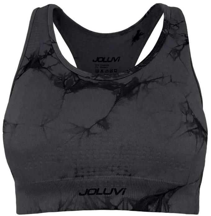 Joluvi Tie Dye Sport-top Zwart XL Vrouw