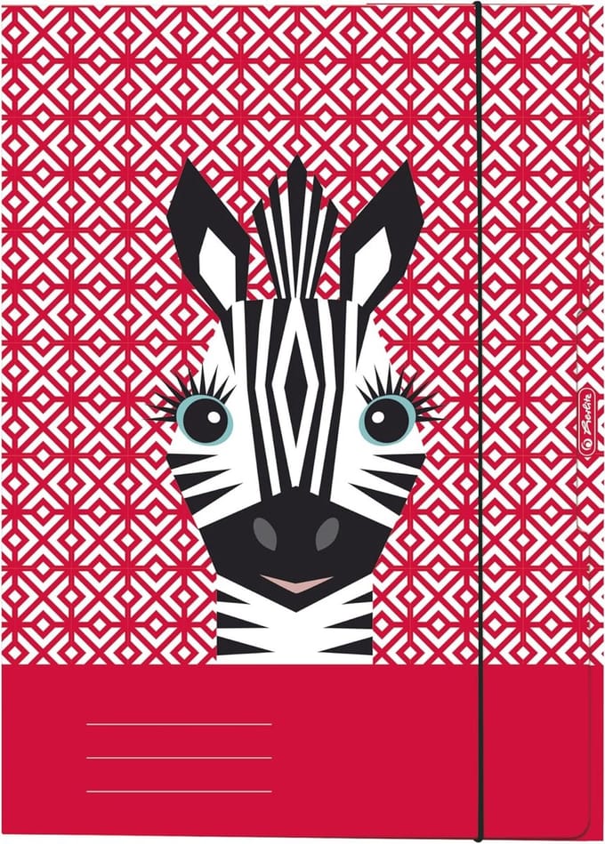 Verzamelmap A4 Schattige Dieren Zebra