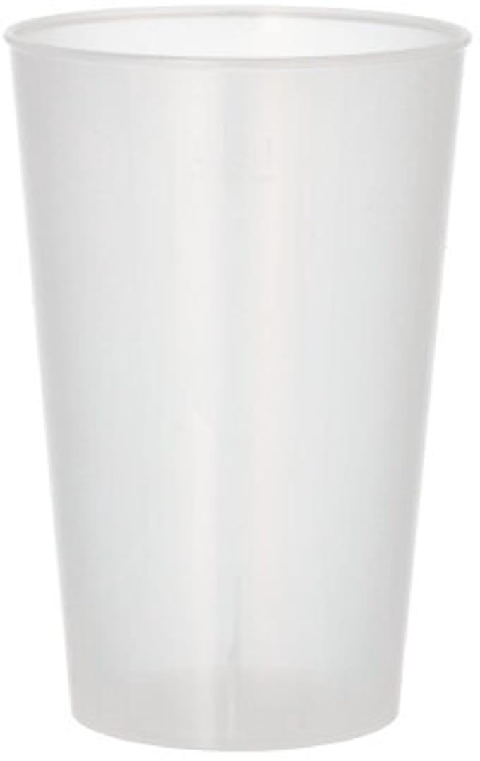 15 Drinkbekers, herbruikbaar PP 0,3 l Ø 8 cm · 11,7 cm transparant extra stabiel