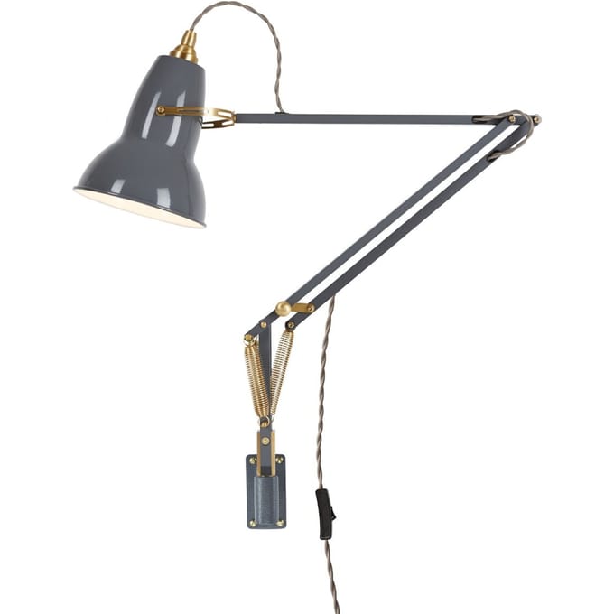 Anglepoise - Original 1227™ Brass bureaulamp - olifantengrijs - Ked - met muurbeugel - 4 - 6 Wochen
