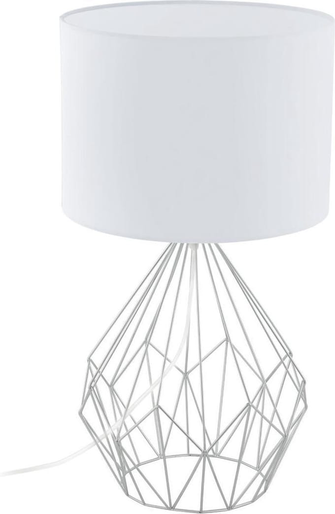 EGLO Pedregal 1 - Tafellamp - 1 Lichts - Ø350mm. - Chroom - Wit