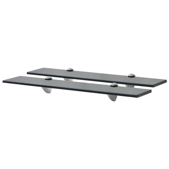 vidaXL - Schappen - zwevend - 2 - st - 60x10 - cm - 8 - mm - glas