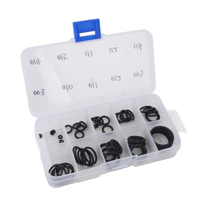 50 Stuks Scuba Nitrox O-ring Kit Plastic 70 Duro Duik O-ring Kit voor Scubaduiken Snorkelen white