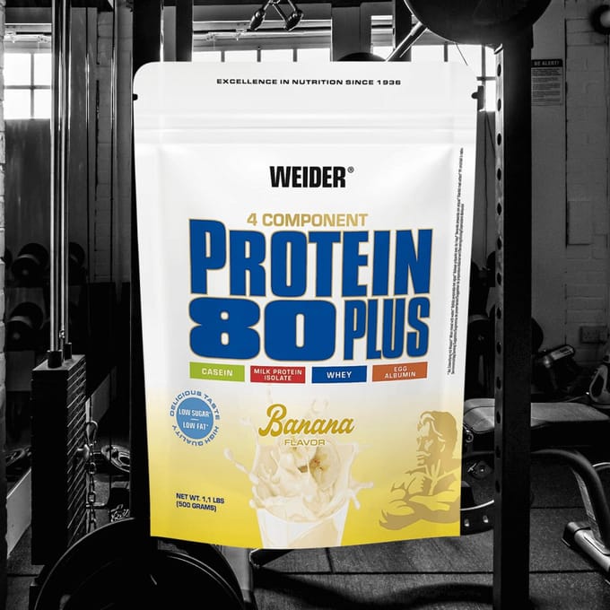 Weider 80 Plus Eiwit 500 g banaan