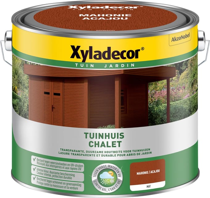 Xyladecor - Tuinhuis Wb - Mahonie - 2,5 L