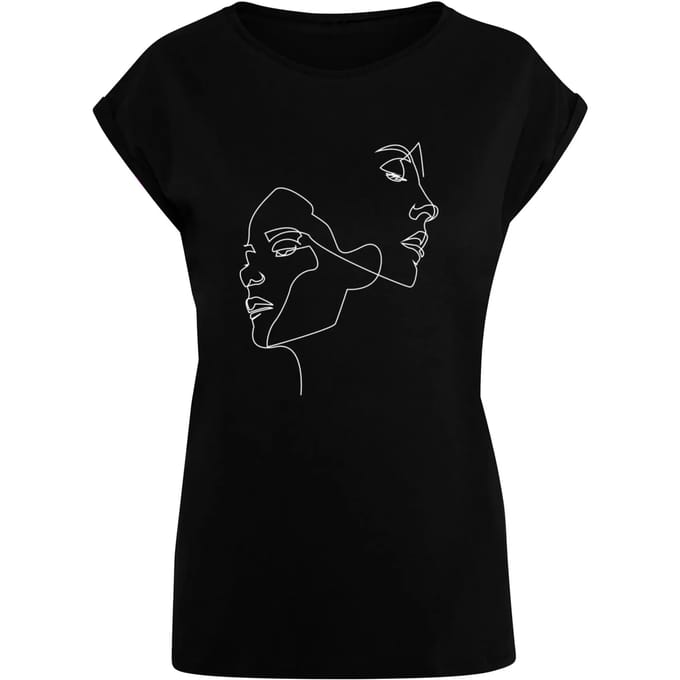 T-shirt dames Mister Tee One Line