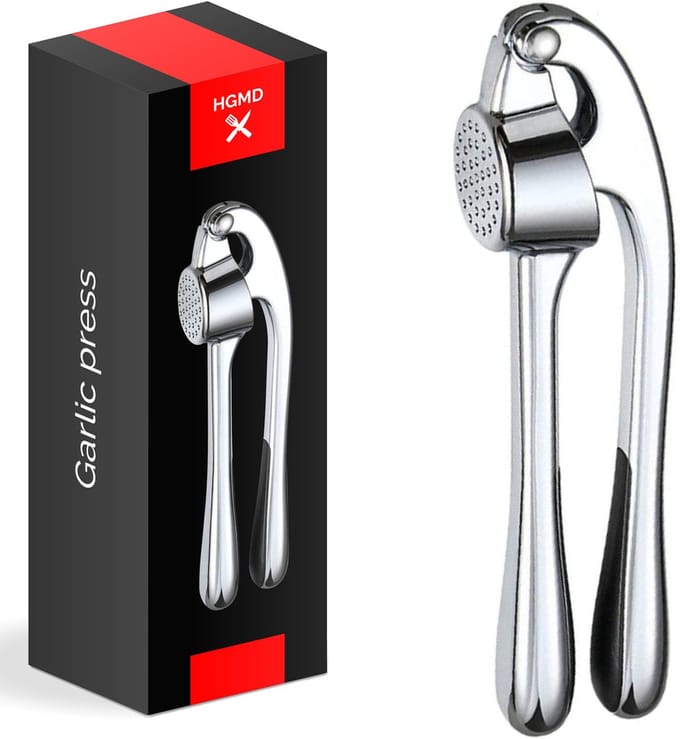 HGMD Knoflookpers RVS - Knoflookpers/Gemberpers - Garlic press - Vaatwasser bestendig