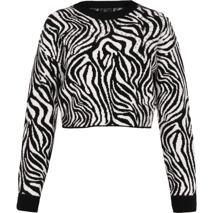 Faina Jumper Dames zwart en wit