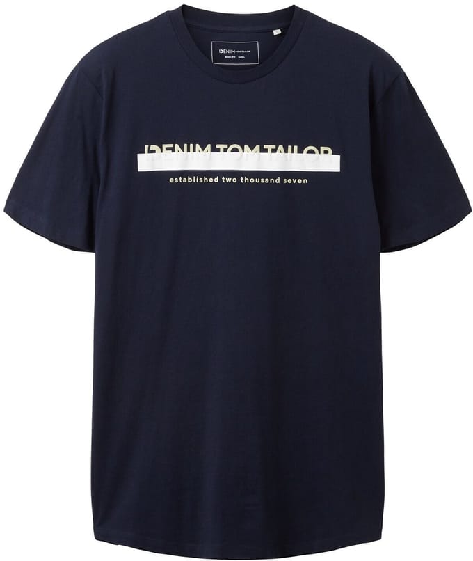 TOM TAILOR printed t-shirt Heren T-shirt - Maat M