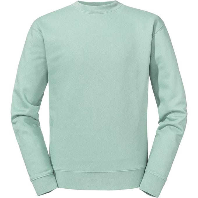 Russell Heren Authentiek Effen Sweatshirt (Eucalyptus)
