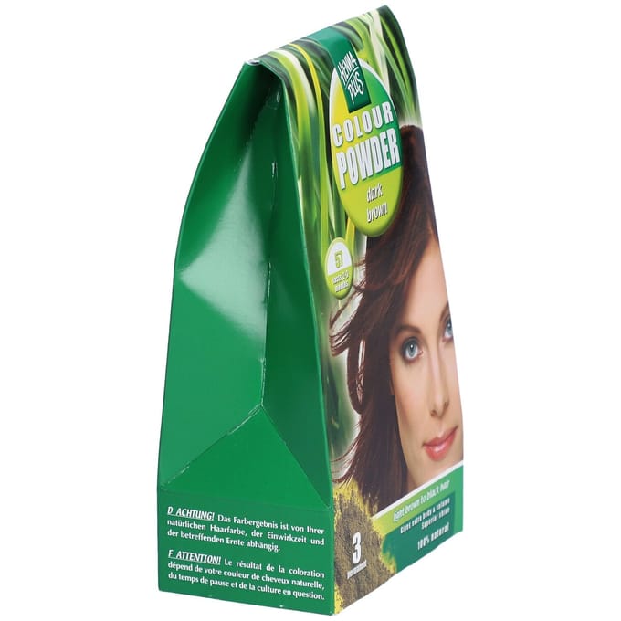 Hennaplus Coloured Poeder - Brown 58 - Haarverf