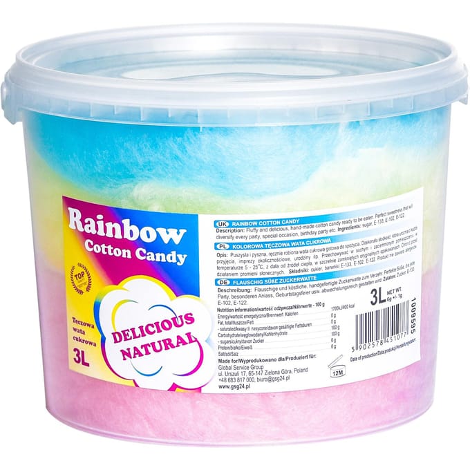 Bartpol Serie - Regenboog Sprookjeskatoen - 3L - Handgemaakt - Kleurig