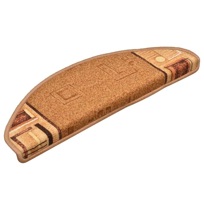 Vidaxl Bandes Antidérapantes Adhésives Pour Escaliers, 10 Pièces, 65X21X4 Cm, Beige