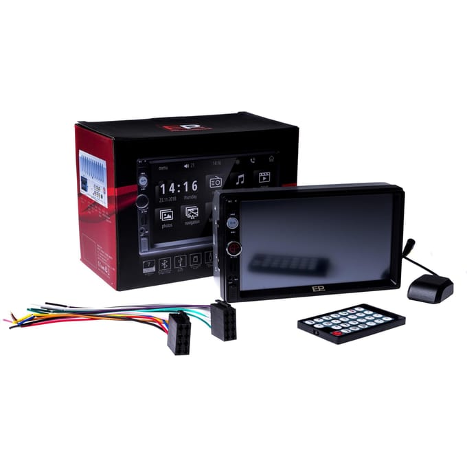 Autoradio - Dubbel DIN - 7" - GPS - USB - MICRO SD