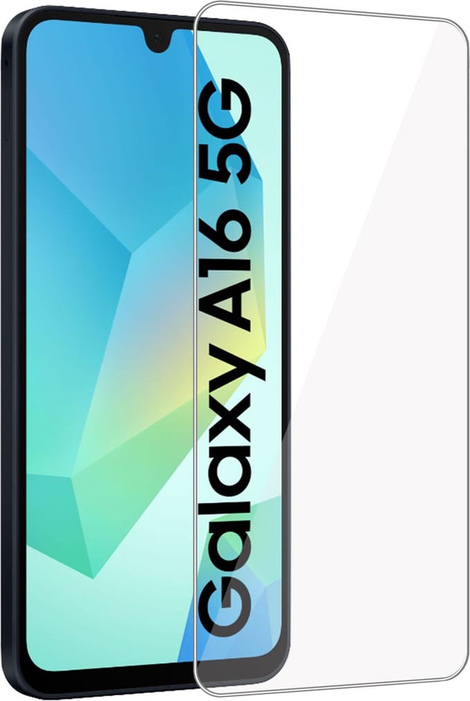Geschikt voor Samsung Galaxy A16 5G - Screenprotector - Beschermglas - GuardCover