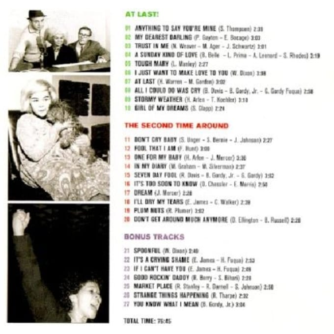 At Last/Second Time Around - Etta James