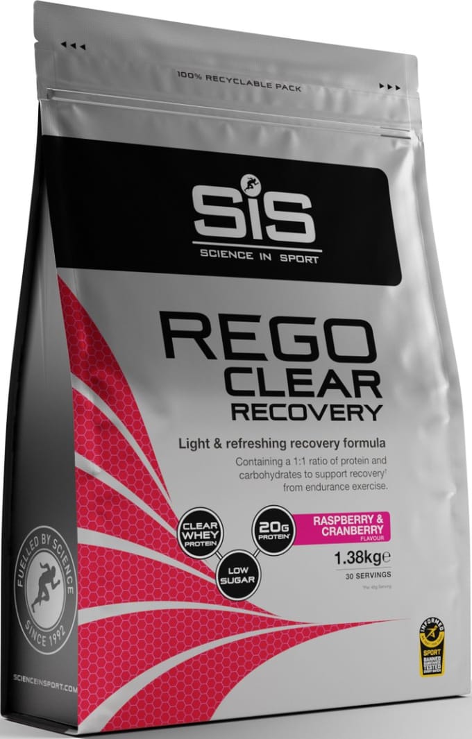 SIS REGO Clear Recovery (1380g) Raspberry & Cranberry - Intra- & Post-Workout - voor na de training