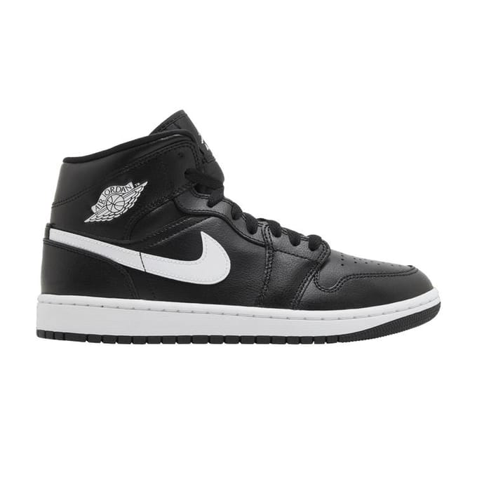 Jordan 1 Mid Noir Blanc (aux femmes) 36.5 black