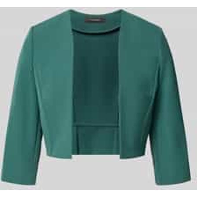 Regular fit blazer met 3/4-mouw