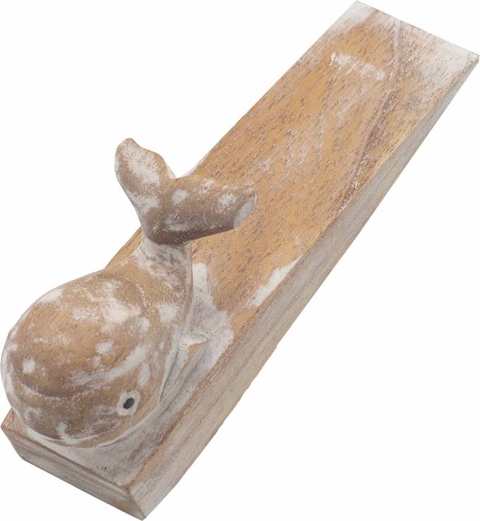 Hand carved Doorstop - Walvis
