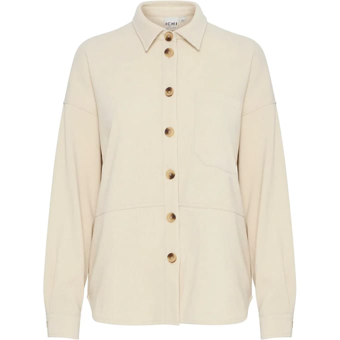 Vrouwenoverhemd Ichi Kate Corduroy